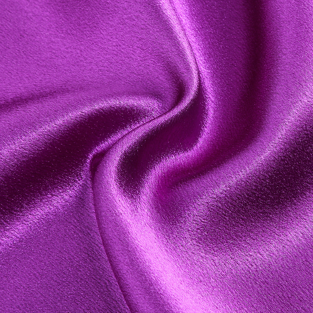 Taylor Purple Satin Dress
