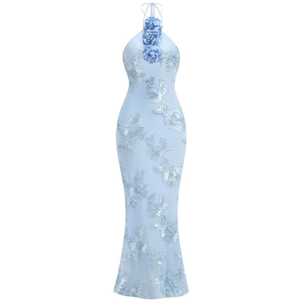 Graden Rose Satin Dress