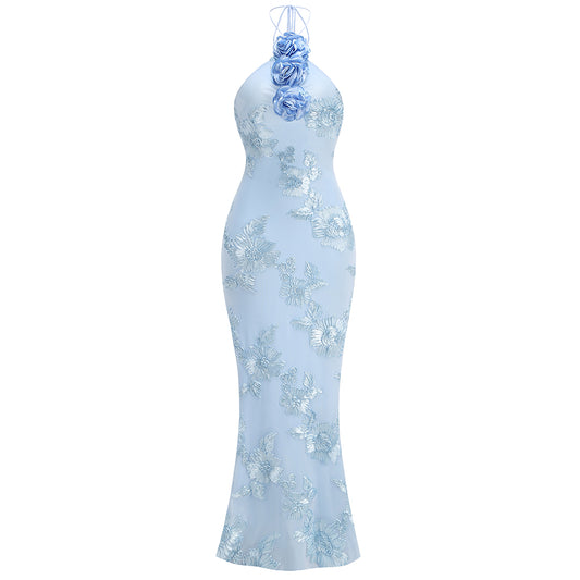 Graden Rose Satin Dress