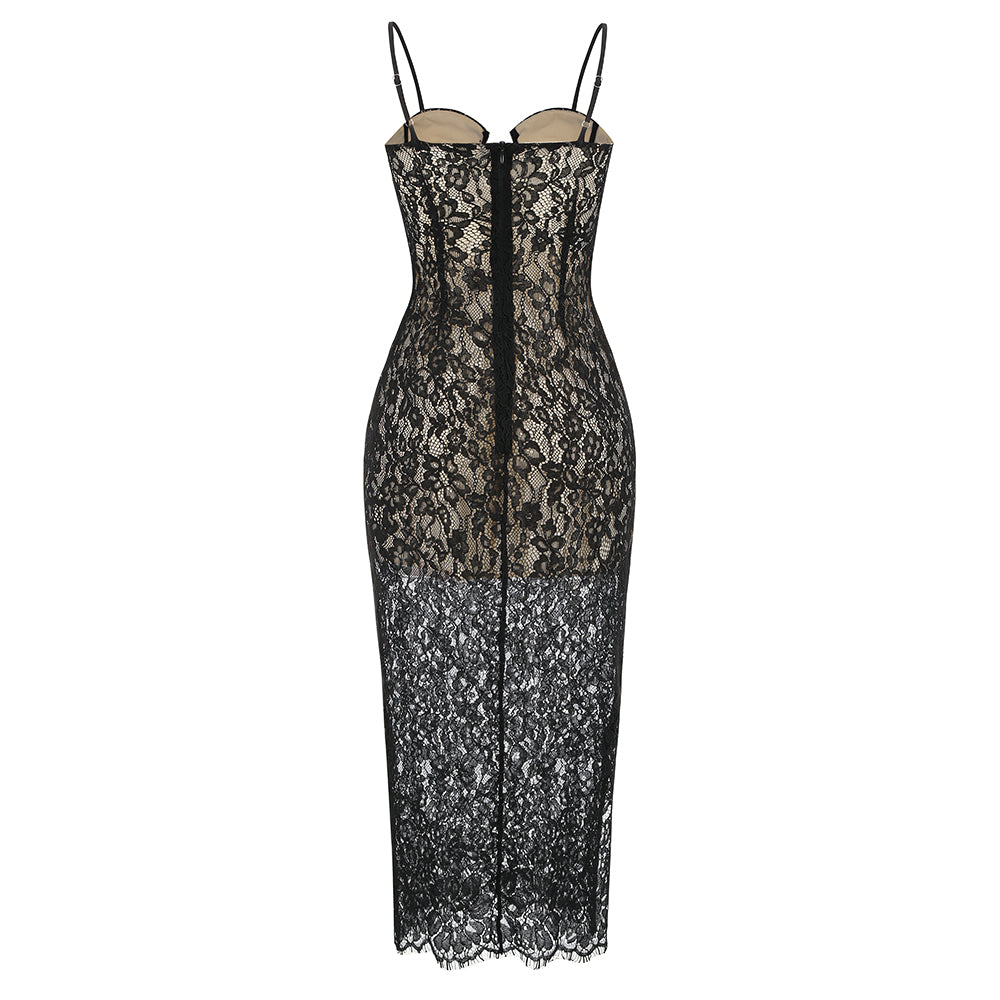 Bella Lace Maxi Dress