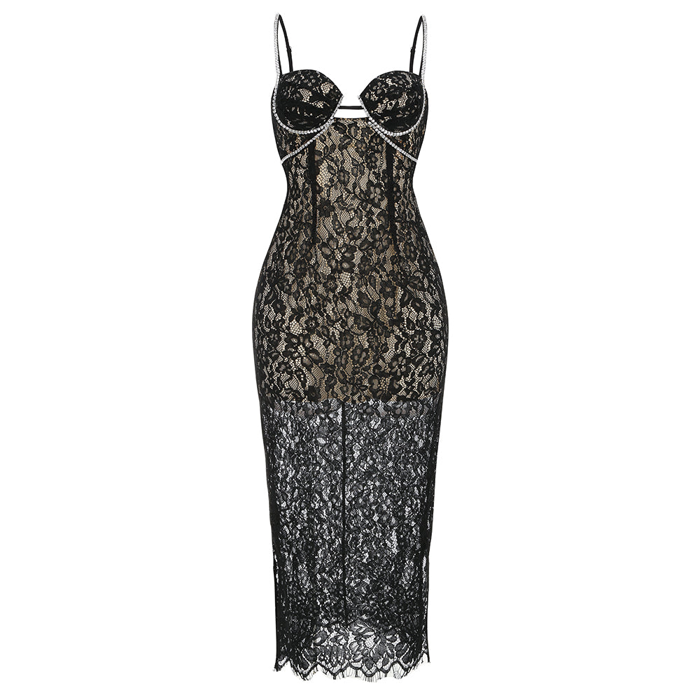 Bella Lace Maxi Dress