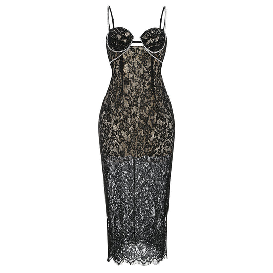 Bella Lace Maxi Dress
